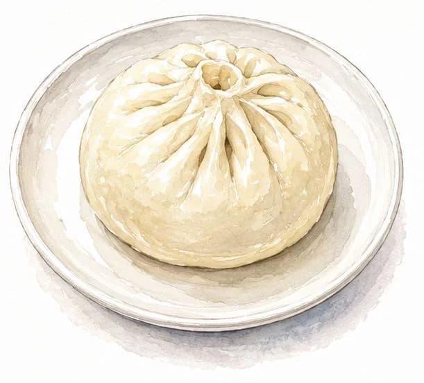 18. Baozi mit Schweinefleisch