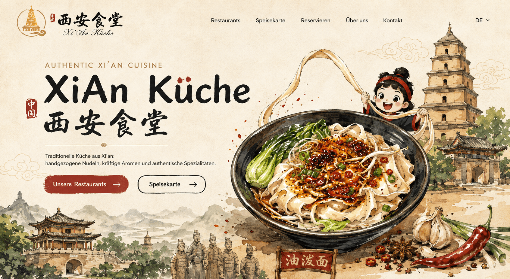 XiAn Küche – authentische Küche aus Xi'an