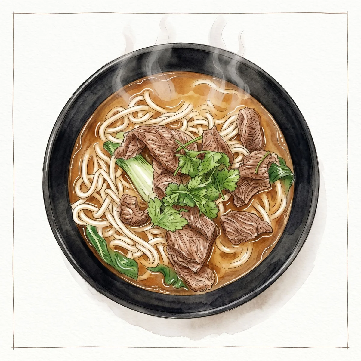 6. Rindfleisch-Nudelsuppe