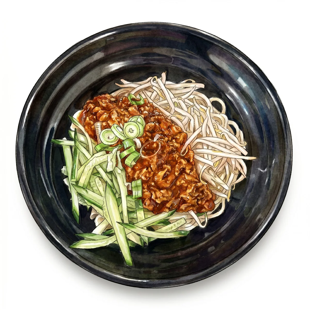 S8. Zhajiang-Nudeln mit Ei